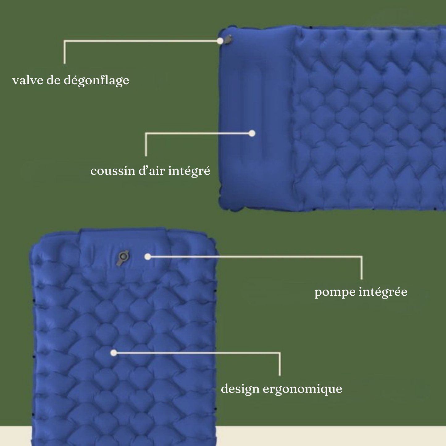 Matelas gonflable Trevika™ Ultra Confort