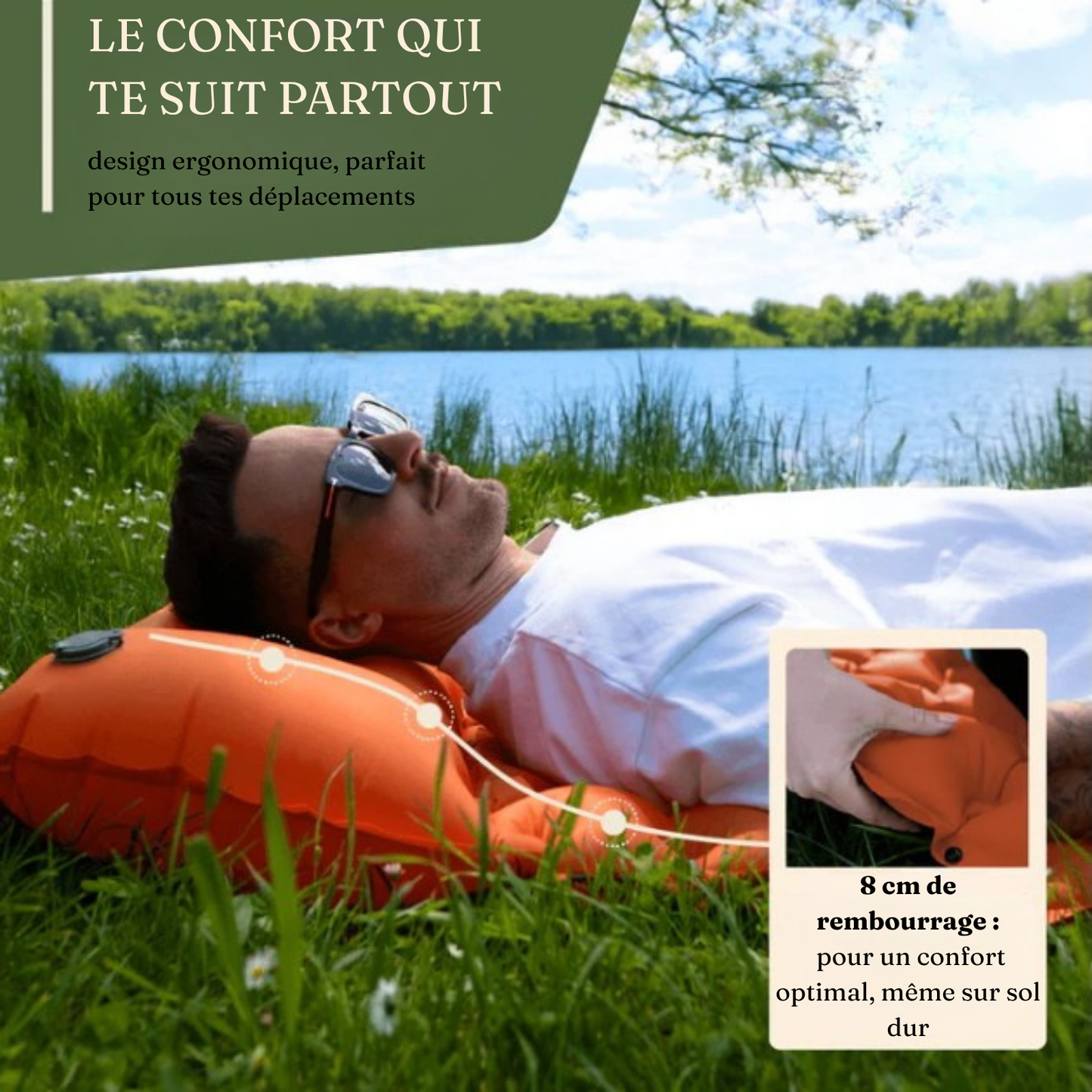 Matelas gonflable Trevika™ Ultra Confort