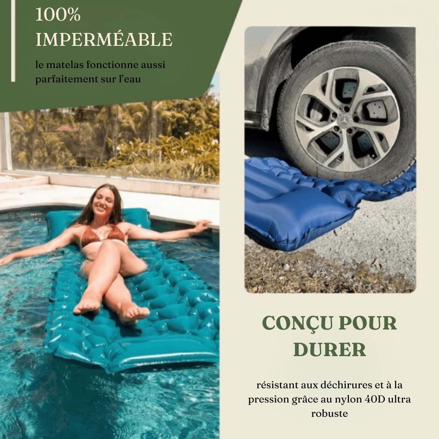 Matelas gonflable Trevika™ Ultra Confort