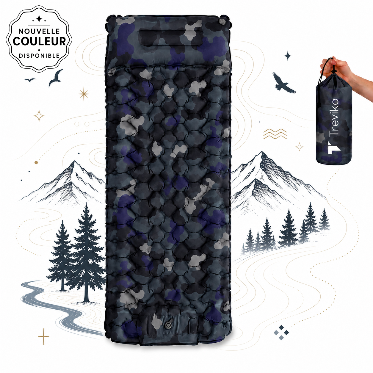 Matelas gonflable Trevika™ Ultra Confort