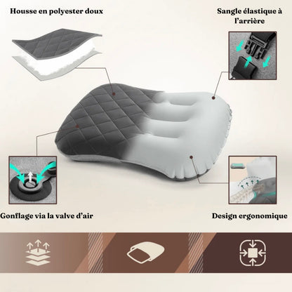 Oreiller gonflable Trevika™ Ultraléger Pro