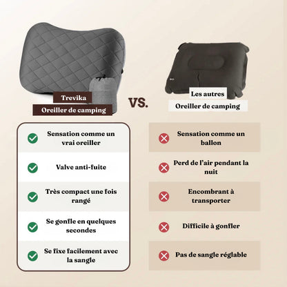 Oreiller gonflable Trevika™ Ultraléger Pro